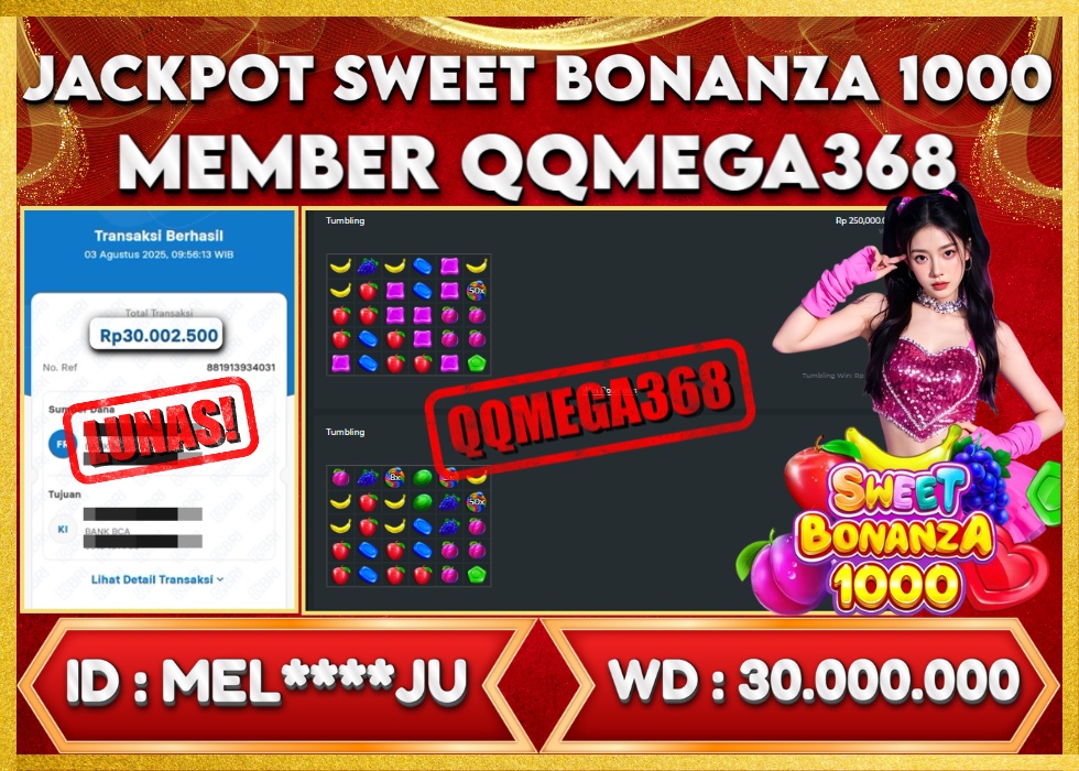 QQMEGA368 JACKPOT Rp 10.000.000 - LUNAS!!!