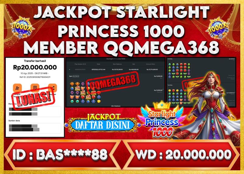 QQMEGA368 JACKPOT Rp 20.000.000 - LUNAS!!!