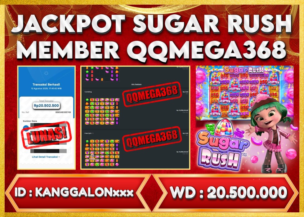 QQMEGA368 JACKPOT Rp 20.500.000 - LUNAS!!!