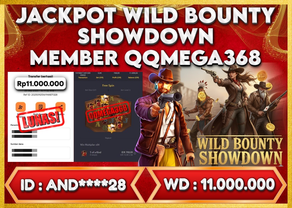 QQMEGA368 JACKPOT Rp 11.000.000 - LUNAS!!!