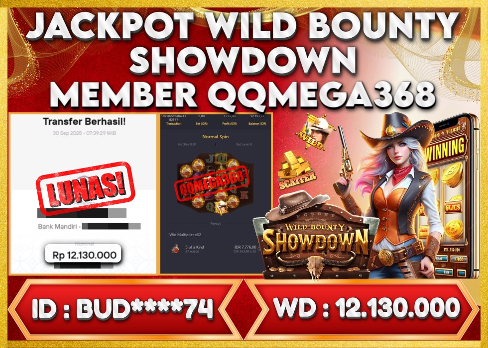 QQMEGA368 JACKPOT Rp 12.130.000 - LUNAS!!!