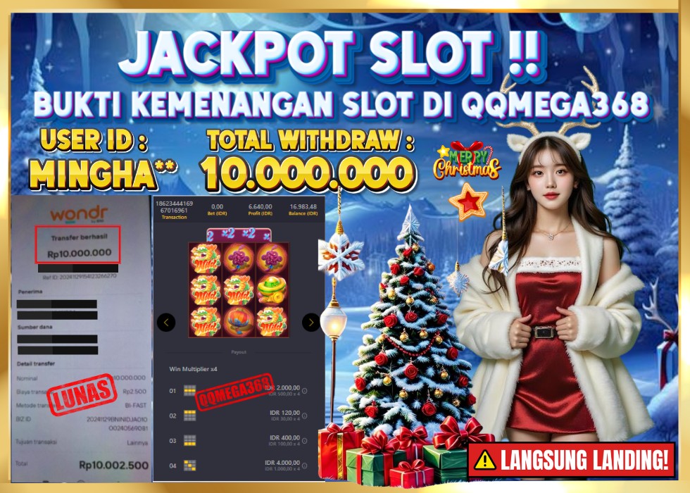 QQMEGA368 JACKPOT Rp 10.000.000 - LUNAS!!!