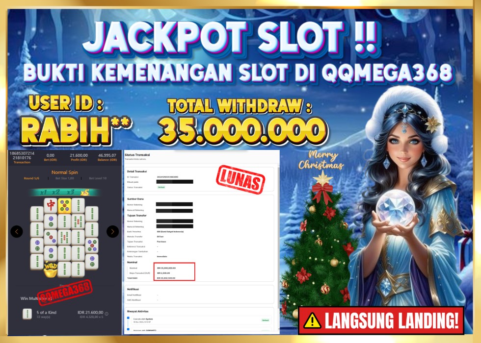 QQMEGA368 JACKPOT Rp 35.000.000 - LUNAS!!!