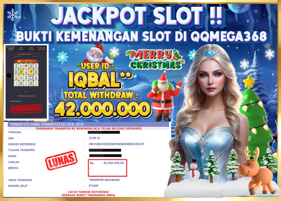 QQMEGA368 JACKPOT Rp 42.000.000 - LUNAS!!!