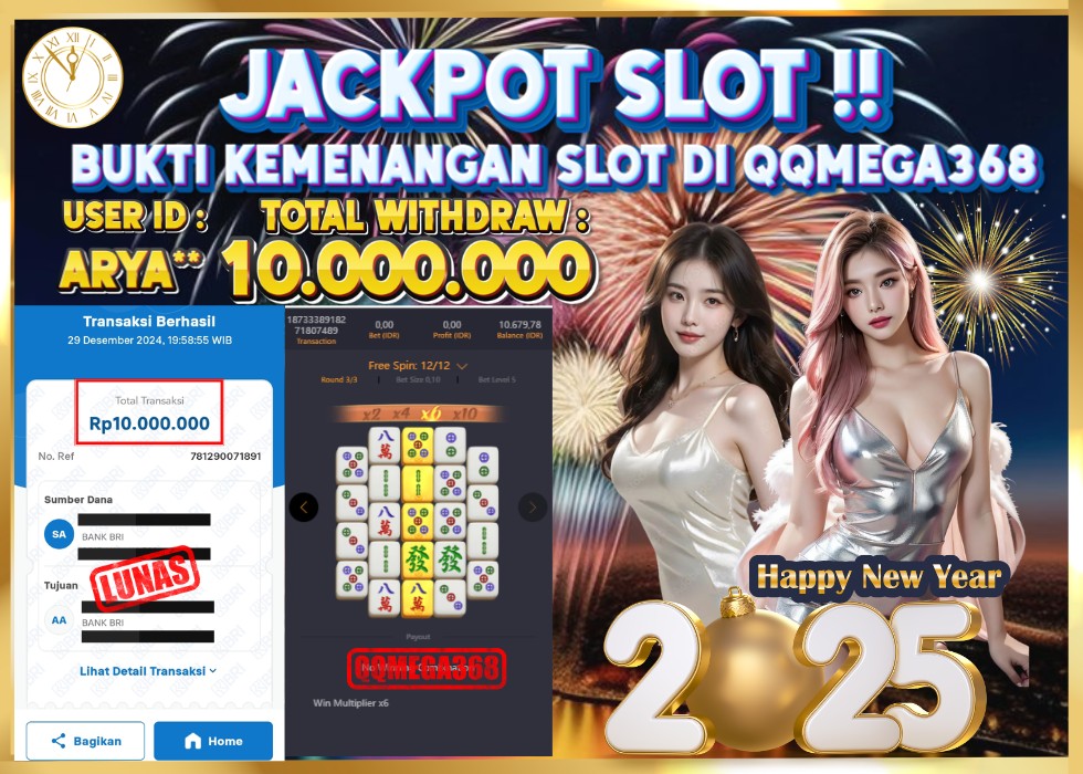 QQMEGA368 JACKPOT Rp 22.000.000 - LUNAS!!!