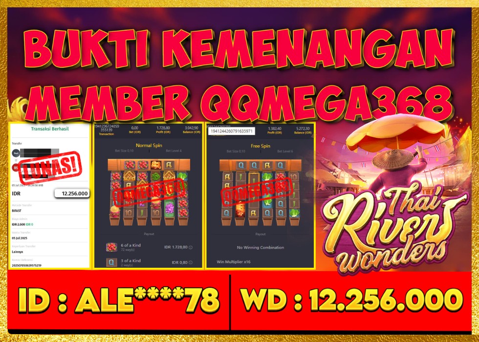 QQMEGA368 JACKPOT Rp 12.256.000 - LUNAS!!!