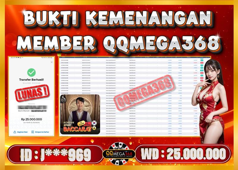 QQMEGA368 JACKPOT Rp 25.000.000 - LUNAS!!!