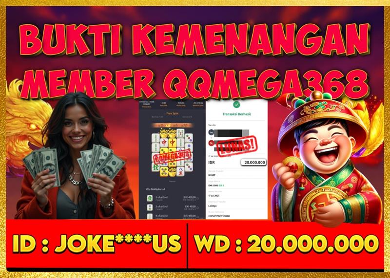 QQMEGA368 JACKPOT Rp 20.000.000 - LUNAS!!!