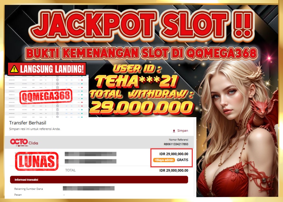 QQMEGA368 JACKPOT Rp 11.288.000 - LUNAS!!!