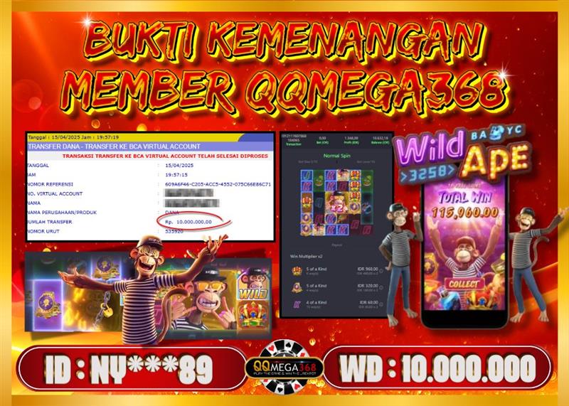 QQMEGA368 JACKPOT Rp 10.000.000 - LUNAS!!!