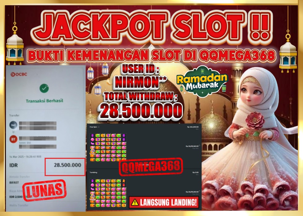 QQMEGA368 JACKPOT Rp 28.500.000  - LUNAS!!!